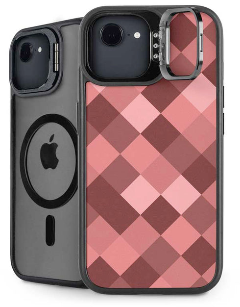 Autumn Red Geometric iPhone 16e Kickstand Case