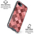 Autumn Red Geometric iPhone 16e Clear Case