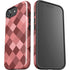 Autumn Red Geometric iPhone 16e Impact Case