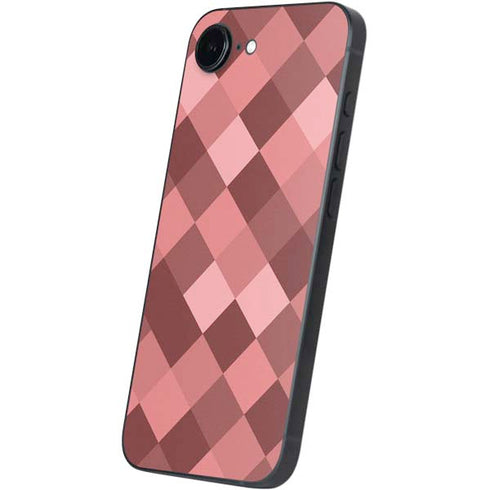 Autumn Red Geometric iPhone 16e Skin