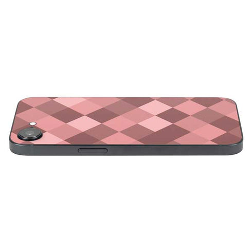 Autumn Red Geometric iPhone 16e Skin