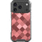 Autumn Red Geometric iPhone 18 Pro Clear Case