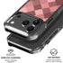 Autumn Red Geometric iPhone 18 Pro Clear Case