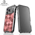 Autumn Red Geometric iPhone 18 Pro Clear Case