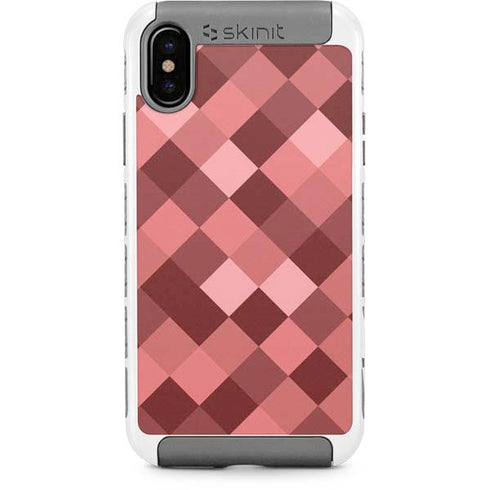 Autumn Red Geometric iPhone Cases