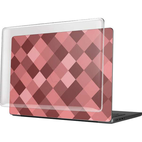 Autumn Red Geometric MacBook Pro 14in (2021-24) Case plus Skin
