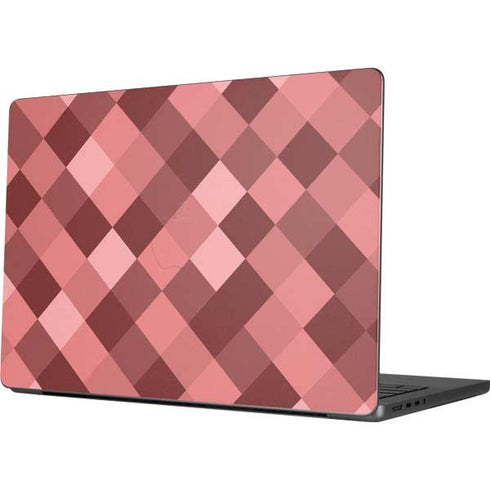 Autumn Red Geometric Apple MacBook Pro 14-inch Skin