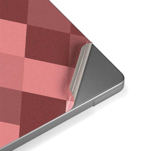 Autumn Red Geometric Apple MacBook Pro 14-inch Skin