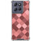 Autumn Red Geometric Moto G 5G (2025) Clear Case