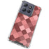 Autumn Red Geometric Moto G 5G (2025) Clear Case