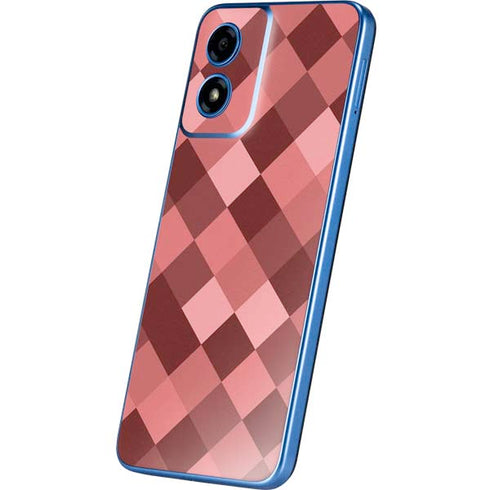 Autumn Red Geometric Moto G Play 4G (2024) Skin