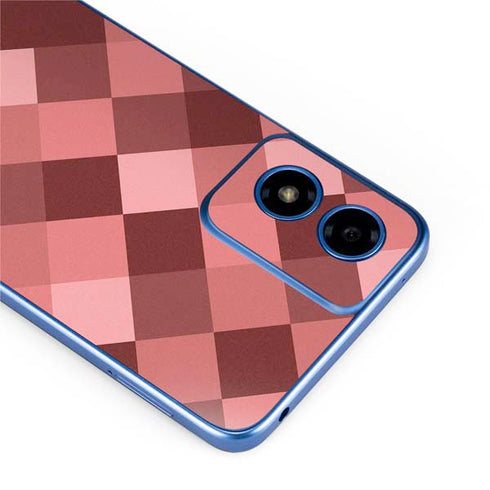 Autumn Red Geometric Moto G Play 4G (2024) Skin