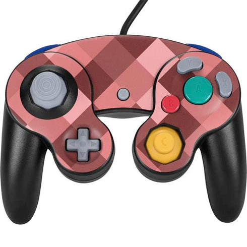 Autumn Red Geometric Nintendo Skins