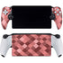 Autumn Red Geometric PlayStation Portal Remote Player Skin