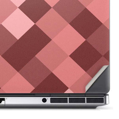 Autumn Red Geometric Dell Precision Skin
