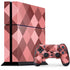 Autumn Red Geometric PlayStation PS4 Skins