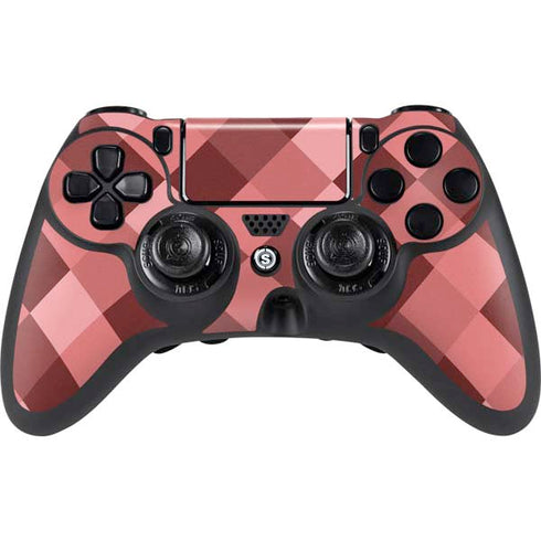 Autumn Red Geometric PlayStation PS4 Skins