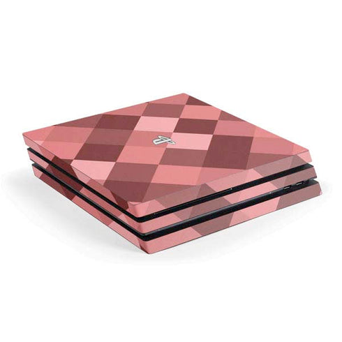 Autumn Red Geometric PlayStation PS4 Skins