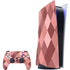 Autumn Red Geometric PlayStation PS5 Skins