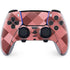 Autumn Red Geometric PS5 DualSense Edge Pro Controller Skin