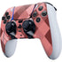 Autumn Red Geometric PS5 DualSense Edge Pro Controller Skin