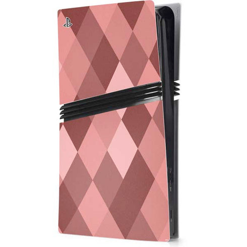 Autumn Red Geometric PlayStation PS5 Skins