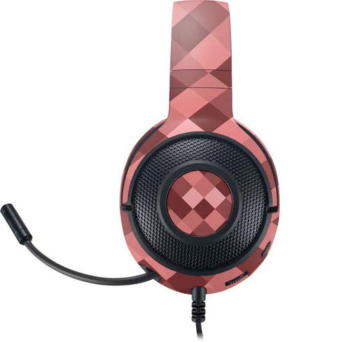 Autumn Red Geometric Razer Kraken X Skin