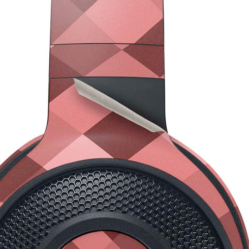 Autumn Red Geometric Razer Kraken X Skin