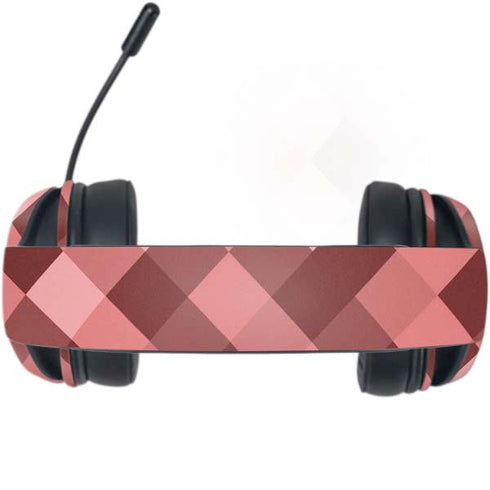 Autumn Red Geometric Razer Kraken X Skin