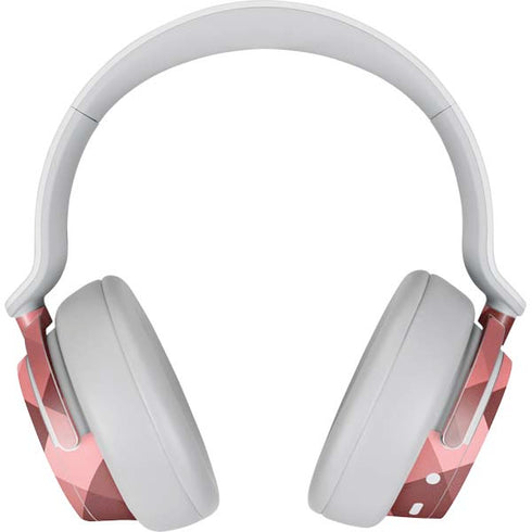 Autumn Red Geometric Surface Headphones Skin