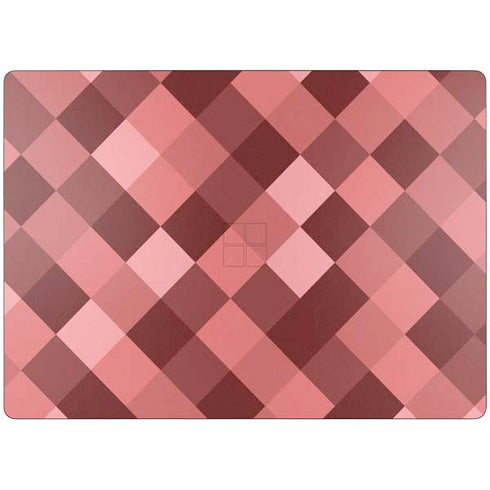 Autumn Red Geometric Surface Laptop 7 13.8in Skin