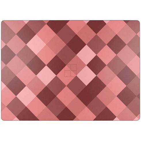 Autumn Red Geometric Surface Laptop 7 15in Skin