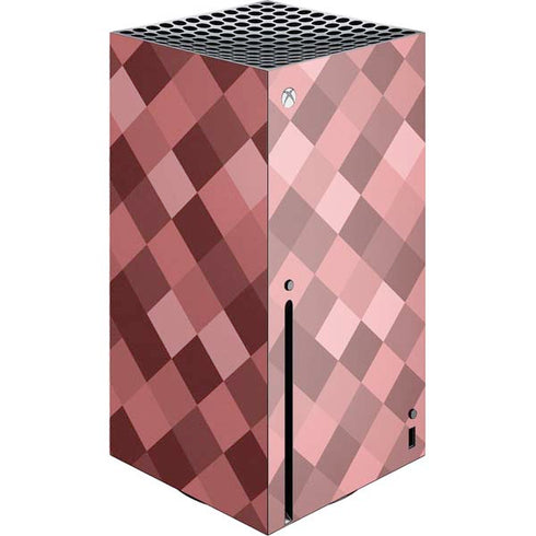 Autumn Red Geometric Xbox Series X Skins