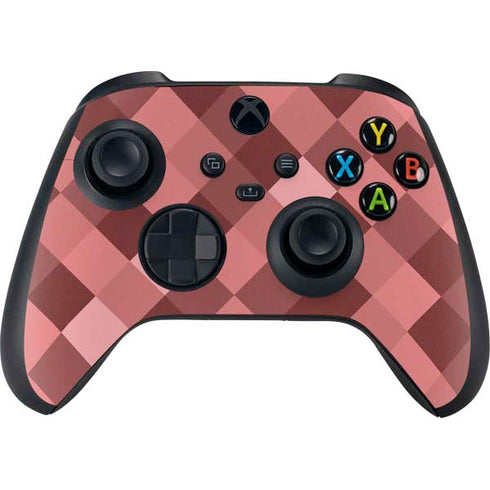 Autumn Red Geometric XBox Series X Digital Edition Bundle Skin