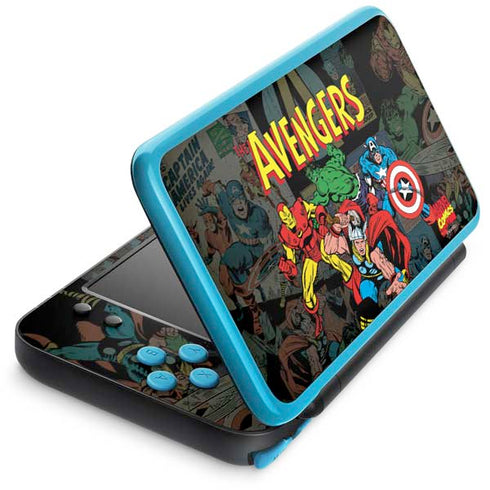 Marvel Classic Comics Avengers Assemble Nintendo 2DS XL (2017) Skin