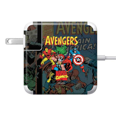 Marvel Classic Comics Avengers Assemble 85W Power Adapter (15 and 17 inch MacBook Pro Charger) Skin