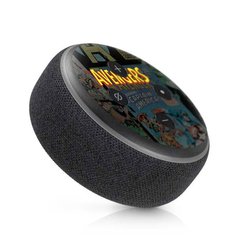 Marvel Classic Comics Avengers Assemble Amazon Echo Dot Skin