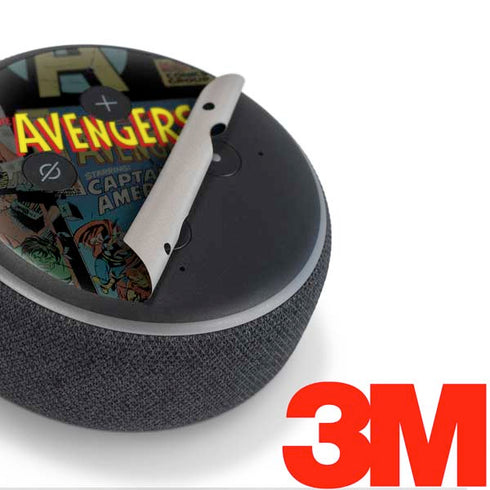 Marvel Classic Comics Avengers Assemble Amazon Echo Dot Skin