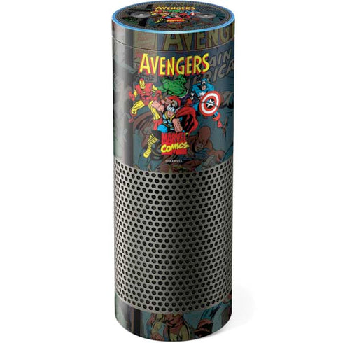Marvel Classic Comics Avengers Assemble Amazon Echo Skin
