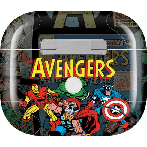 Marvel Classic Comics Avengers Assemble Apple AirPods (3rd Gen 2021) Skin