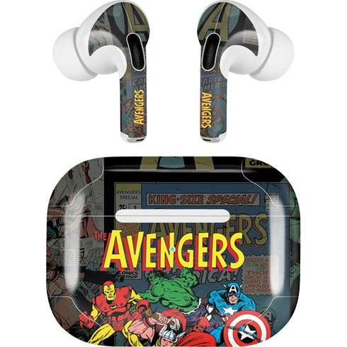 Marvel Classic Comics Avengers Assemble AirPods Skins