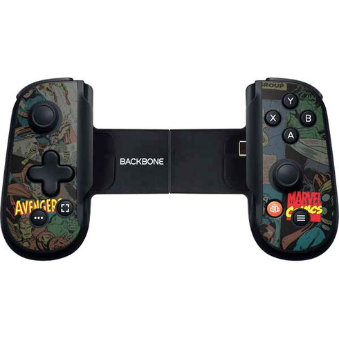 Marvel Classic Comics Avengers Assemble Backbone One for iPhone Game Controller Skin