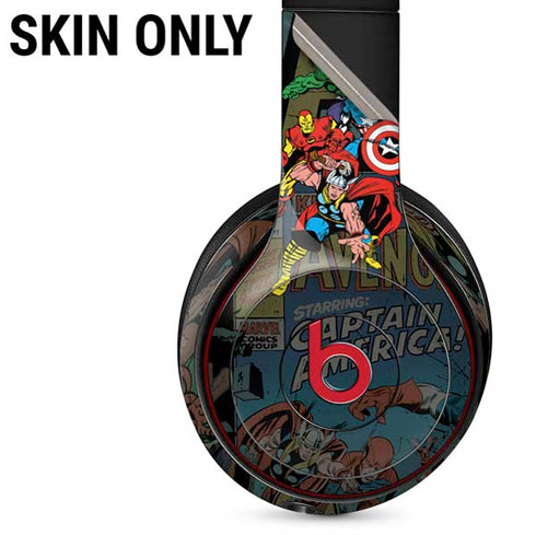 Marvel Classic Comics Avengers Assemble Beats Solo 3 Wireless Skin