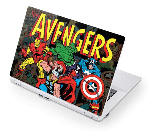 Marvel Classic Comics Avengers Assemble Acer Chromebook Skin