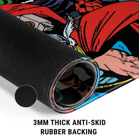 Marvel Classic Comics Avengers Assemble Gaming Mouse Pad