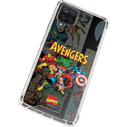 Marvel Classic Comics Avengers Assemble Galaxy A12 Clear Case