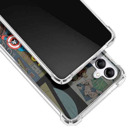 Marvel Classic Comics Avengers Assemble Galaxy A14 5G Clear Case