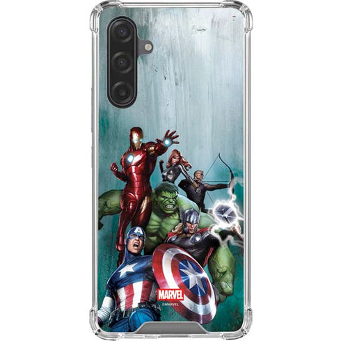 Marvel Avengers Assemble Galaxy A17 Clear Case
