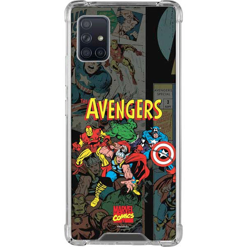 Marvel Classic Comics Avengers Assemble Galaxy A51 5G Clear Case