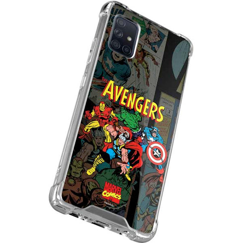 Marvel Classic Comics Avengers Assemble Galaxy A51 5G Clear Case